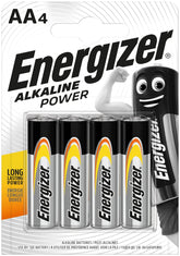 Energizer Μπαταρίες Power Αλκαλικές AA (4τμχ)